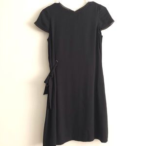 Black Dress with Bow Tie